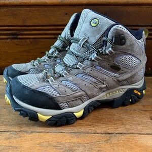 Merrell Moab 2 Gray & Black Outdoor Hiking Boots Vibram Women’s 8